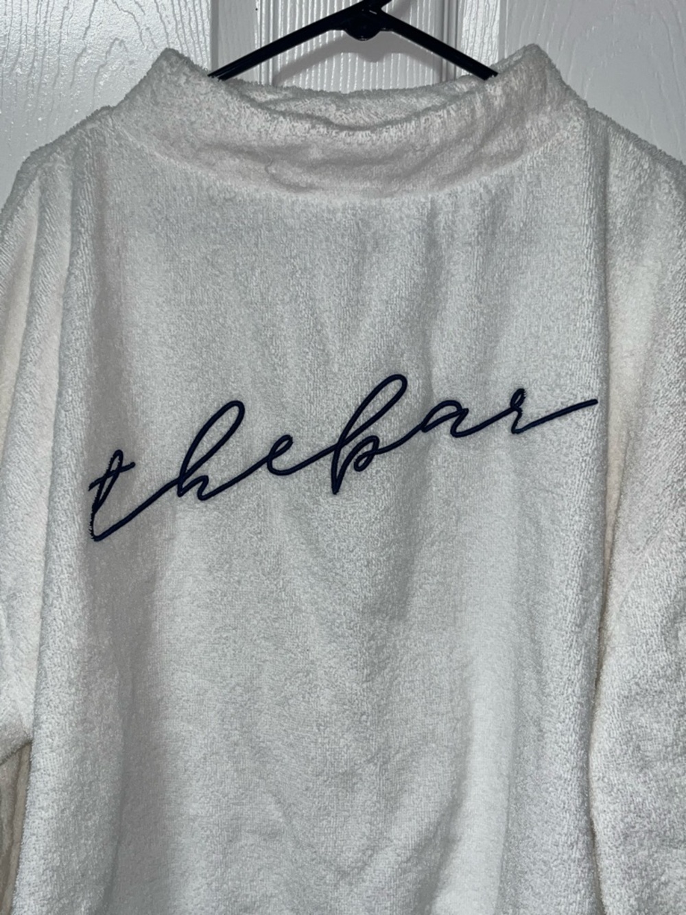 The Bar Terry Highneck Signature Sweatshirt Large white - Picture 5 of 7